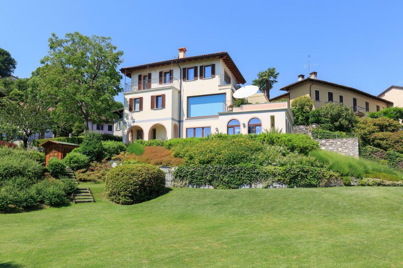 Villa Rubino Apartment Con Giardino E Jacuzzi Vista Lago Stresa Exterior photo