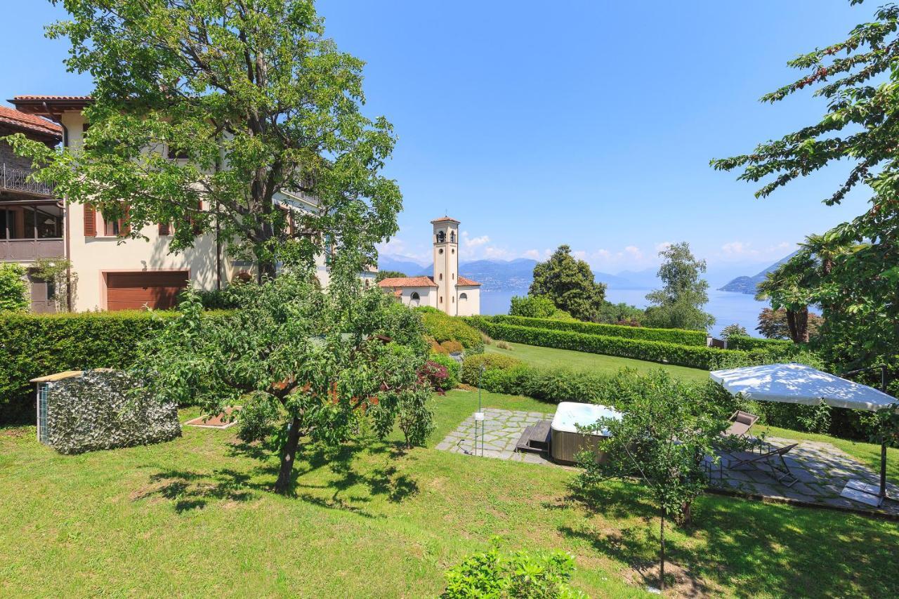 Villa Rubino Apartment Con Giardino E Jacuzzi Vista Lago Stresa Exterior photo
